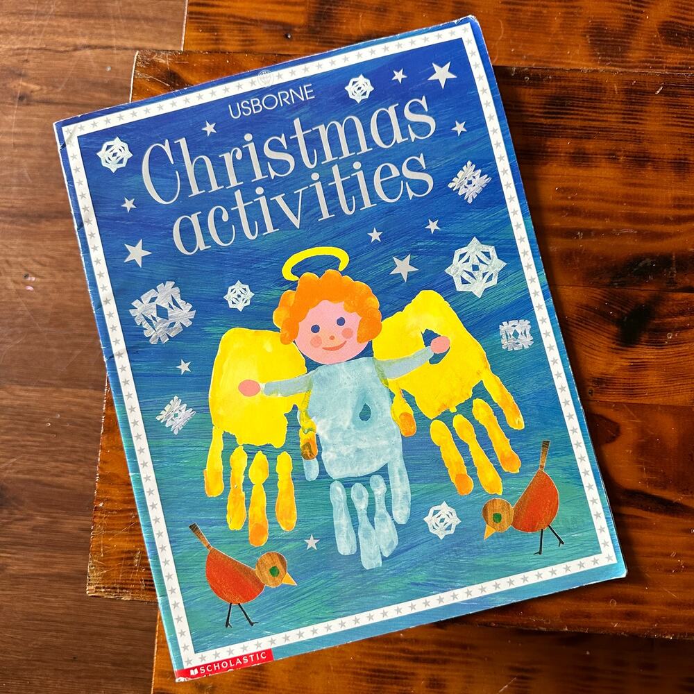 Vintage 2000 Scholastic Usborne Christmas Activities Paperback Book